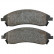 Brake Pad Set, disc brake 37570 ABS