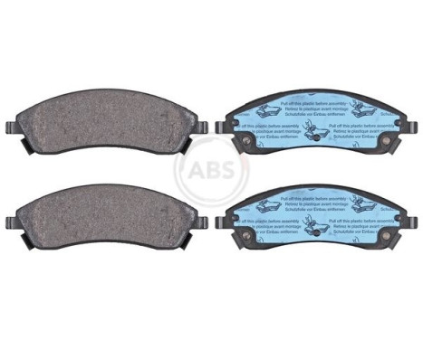 Brake Pad Set, disc brake 37570 ABS, Image 3