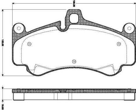Brake Pad Set, disc brake 37572 ABS, Image 2