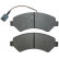 Brake Pad Set, disc brake 37576 ABS