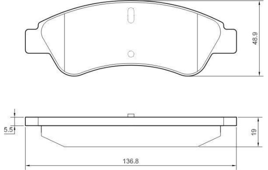 Brake Pad Set, disc brake 37578 ABS, Image 2