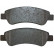 Brake Pad Set, disc brake 37578 ABS