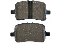 Brake Pad Set, disc brake 37581 ABS