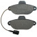 Brake Pad Set, disc brake 37595 ABS