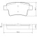 Brake Pad Set, disc brake 37597 ABS