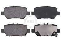 Brake Pad Set, disc brake 37601 ABS
