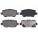 Brake Pad Set, disc brake 37601 ABS