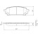 Brake Pad Set, disc brake 37611 ABS, Thumbnail 2