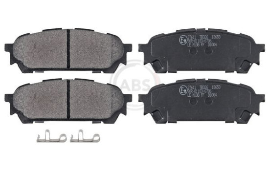 Brake Pad Set, disc brake 37611 ABS, Image 3