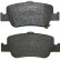 Brake Pad Set, disc brake 37616 ABS