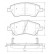 Brake Pad Set, disc brake 37620 ABS, Thumbnail 2