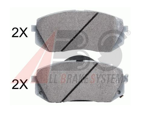 Brake Pad Set, disc brake 37622 ABS, Image 2