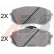 Brake Pad Set, disc brake 37622 ABS, Thumbnail 2