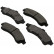 Brake Pad Set, disc brake 37626 ABS