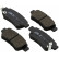 Brake Pad Set, disc brake 37628 ABS