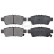 Brake Pad Set, disc brake 37628 ABS, Thumbnail 3