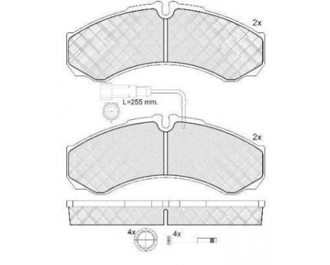 Brake Pad Set, disc brake 37635 ABS, Image 2