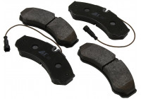 Brake Pad Set, disc brake 37635 ABS