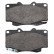 Brake Pad Set, disc brake 37649 ABS