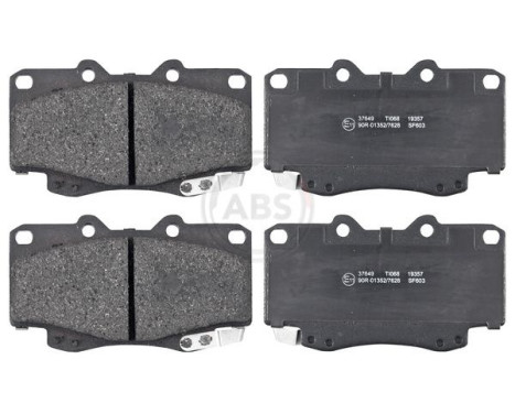 Brake Pad Set, disc brake 37649 ABS, Image 3