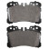 Brake Pad Set, disc brake 37652 ABS