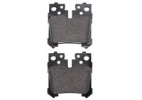 Brake Pad Set, disc brake 37653 ABS