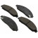 Brake Pad Set, disc brake 37654 ABS