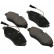 Brake Pad Set, disc brake 37659 ABS
