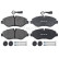 Brake Pad Set, disc brake 37659 ABS, Thumbnail 3