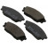 Brake Pad Set, disc brake 37661 ABS