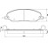 Brake Pad Set, disc brake 37662 ABS