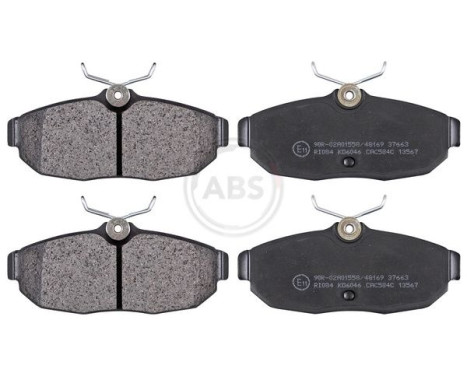 Brake Pad Set, disc brake 37663 ABS, Image 3