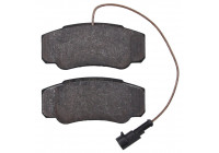 Brake Pad Set, disc brake 37666 ABS
