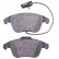 Brake Pad Set, disc brake 37675 ABS