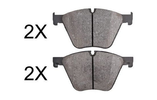 Brake Pad Set, disc brake 37678 ABS