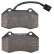 Brake Pad Set, disc brake 37688 ABS