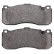 Brake Pad Set, disc brake 37689 ABS