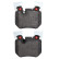 Brake Pad Set, disc brake 37690 ABS