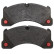 Brake Pad Set, disc brake 37695 ABS