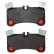 Brake Pad Set, disc brake 37696 ABS
