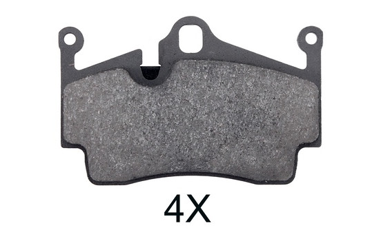 Brake Pad Set, disc brake 37697 ABS