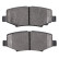 Brake Pad Set, disc brake 37698 ABS, Thumbnail 2