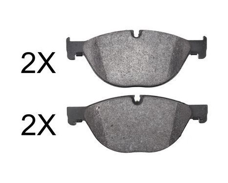 Brake Pad Set, disc brake 37703 ABS
