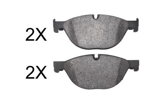 Brake Pad Set, disc brake 37703 ABS