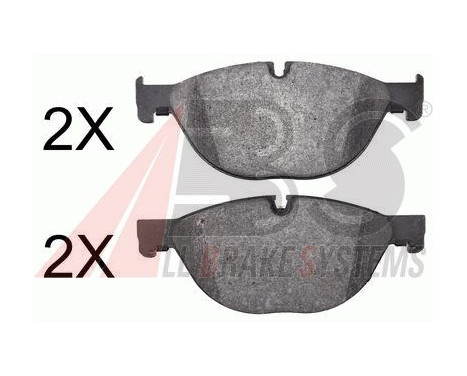 Brake Pad Set, disc brake 37703 ABS, Image 2