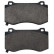 Brake Pad Set, disc brake 37705 ABS