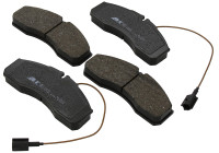 Brake Pad Set, disc brake 37709 ABS