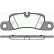 Brake Pad Set, disc brake 37725 ABS