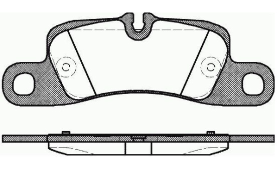 Brake Pad Set, disc brake 37725 ABS