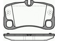 Brake Pad Set, disc brake 37726 ABS